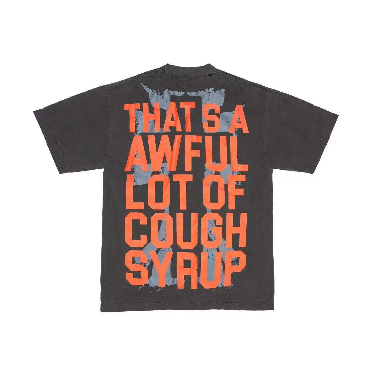 #Navy Blue / ｜ THAT'S A AWFUL LOT OF COUGH SYRUP In Stock T （fabric):32 Sizes（size）：S-M L X L （colour）：Navy Blue / 👉